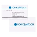 Custom 1-2 Color Business Cards, White 14 pt. Uncoated, Flat Print, 2 Standard Inks, 2-Sided, 250/PK