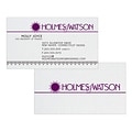 Custom 1-2 Color Business Cards, CLASSIC® Laid Solar White 120#, Flat Print, 1 Standard & 1 Custom I