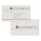Custom 1-2 Color Business Cards, Gray Index 110#, Flat Print, 1 Standard Ink, 2-Sided, 250/PK