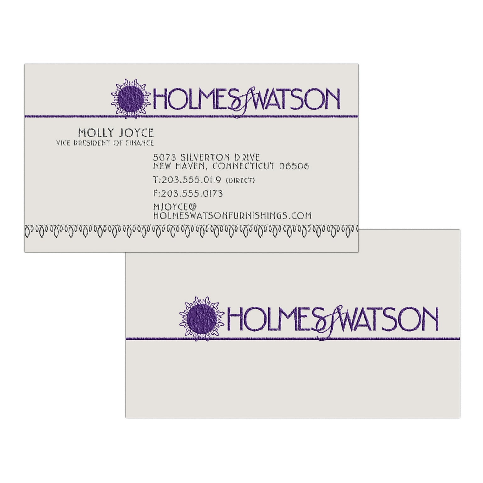 Custom 1-2 Color Business Cards, Gray Index 110#, Raised Print, 1 Standard & 1 Custom Inks, 2-Sided, 250/PK