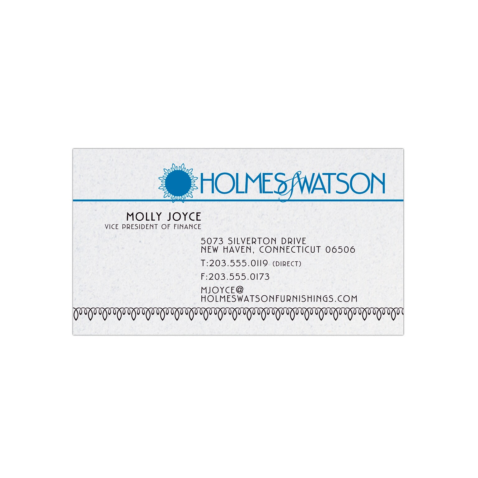 Custom 1-2 Color Business Cards, CLASSIC CREST® Smooth Whitestone 80#, Flat Print, 2 Standard Inks, 1-Sided, 250/PK