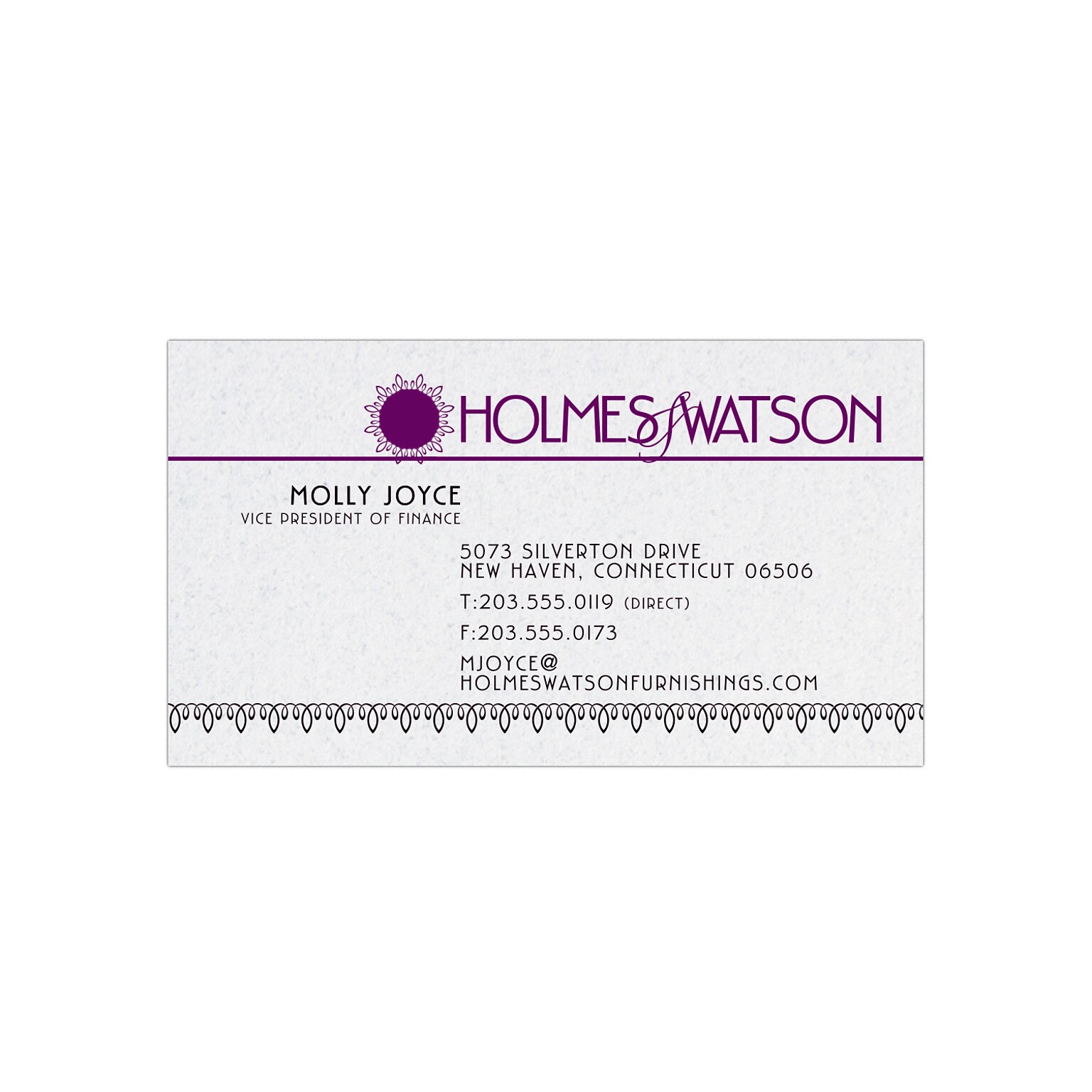 Custom 1-2 Color Business Cards, CLASSIC CREST® Smooth Whitestone 80#, Flat Print, 1 Standard & 1 Custom Inks, 1-Sided, 250/PK