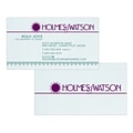 Custom 1-2 Color Business Cards, CLASSIC® Linen Haviland Blue 80#, Flat Print, 2 Custom Inks, 2-Side