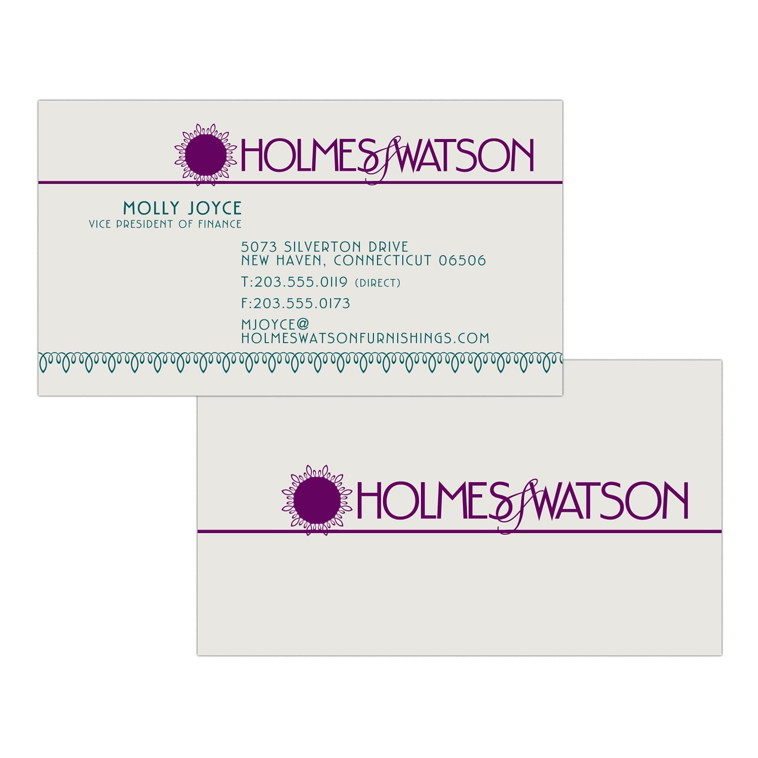 Custom 1-2 Color Business Cards, CLASSIC CREST® Smooth Antique Gray 80#, Flat Print, 2 Custom Inks, 2-Sided, 250/PK