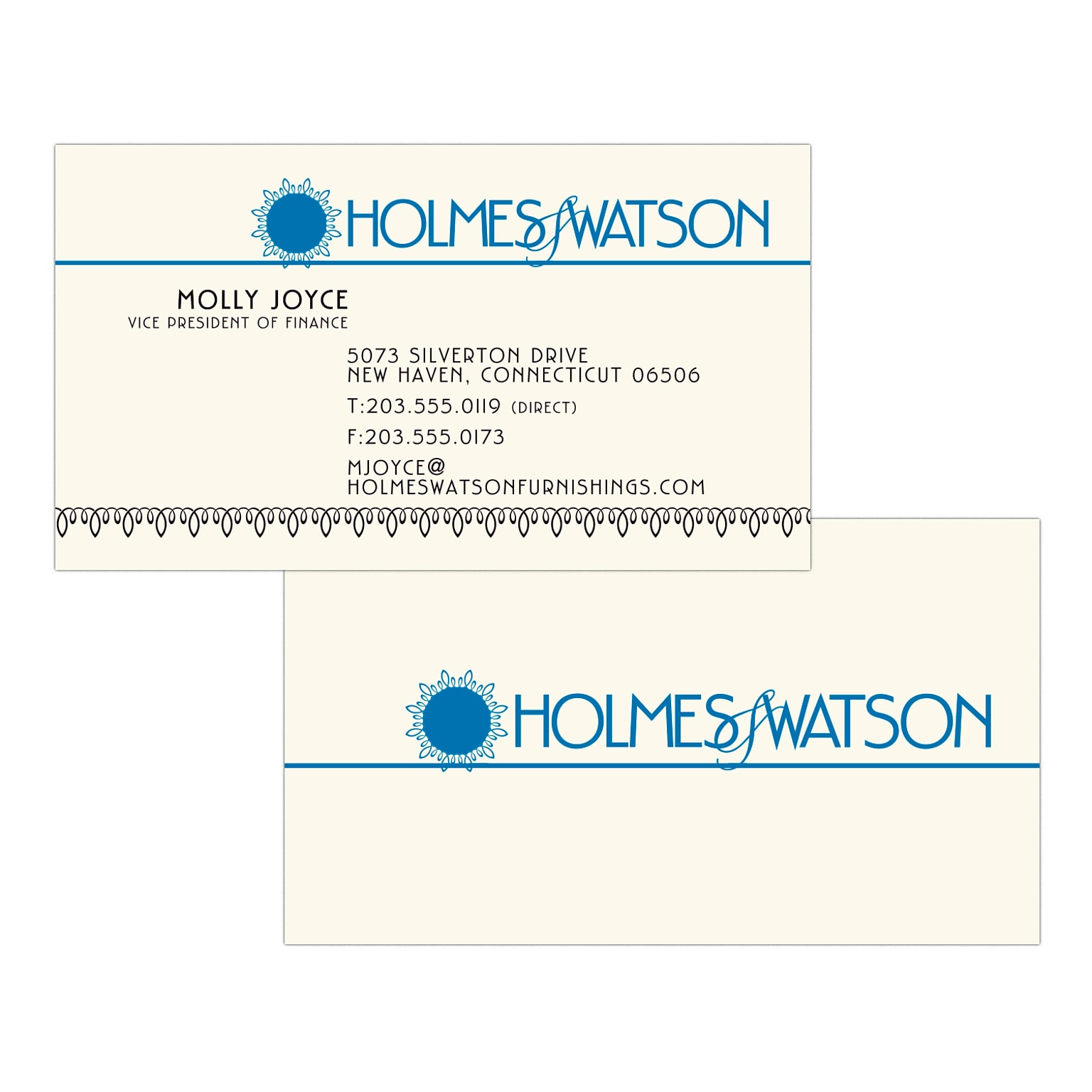 Custom 1-2 Color Business Cards, ENVIRONMENT® Smooth Natural Recycled 80#, Flat Print, 2 Standard Inks, 2-Sided, 250/PK