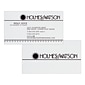 Custom 1-2 Color Business Cards, CLASSIC® Laid Solar White 80#, Flat Print, 1 Standard Ink, 2-Sided, 250/PK