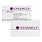 Custom 1-2 Color Business Cards, CLASSIC® Laid Solar White 80#, Raised Print, 1 Standard & 1 Custom