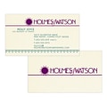 Custom 1-2 Color Business Cards, CLASSIC® Linen Baronial Ivory 80#, Flat Print, 2 Custom Inks, 2-Sid