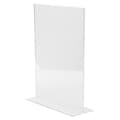 AdirOffice Sign Holder, 8.5 x 11, Clear Acrylic, 36/Pack (639-8511-36-TS)