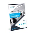 AdirOffice Sign Holder, 5 x 7, Clear Acrylic, 3/Pack (639-57-3)