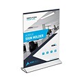 AdirOffice Sign Holder, 5 x 7, Clear Acrylic, 12/Pack (639-57-12-TL)