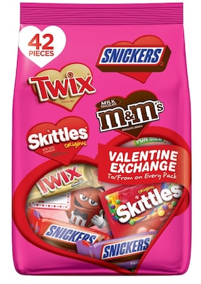 Mars Chocolate Fun Size Valentine Chocolate & Fruity Favorites, 23.2 oz. (MMM55194)