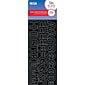 Creative Start® Self-Adhesive 1" Letters, Number and Characters, 256 count ,Black (098135)