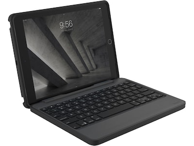 Zagg A97RGK-BB0 Rugged Book Polycarbonate Folio for 9.7 iPad, Black