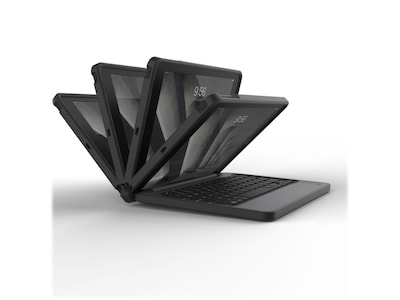 Zagg A97RGK-BB0 Rugged Book Polycarbonate Folio for 9.7" iPad, Black