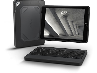 Zagg A97RGK-BB0 Rugged Book Polycarbonate Folio for 9.7" iPad, Black