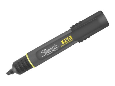 Sharpie PRO Permanent Markers, Chisel Tip, Black, 12/Pack (2018326A)