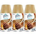 Glade Automatic Aerosol Air System Refill, Cashmere Woods, 6.2 Oz., 3/Pack (313811)