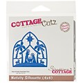 CottageCutz 4X4422 CottageCutz Die-Nativity Silhouette 3.4X3.5