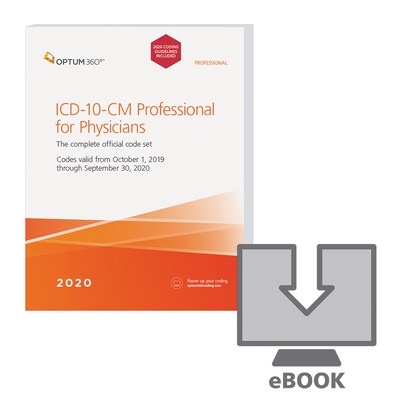 Optum360 ICD-10-CM for Physicians - eBook - with guidelines (PEGITPB20)
