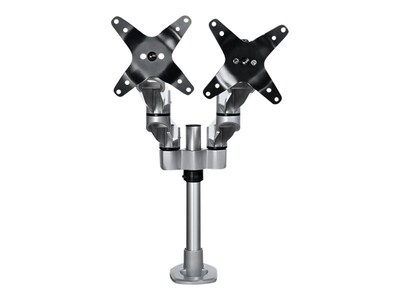 StarTech Desk Mount Dual Monitor Arm - Premium - For up to 27" Monitors, Up, Silver (ARMDUALPS)