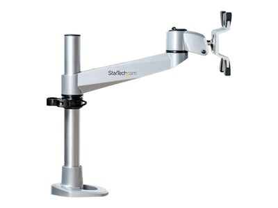 StarTech Desk Mount Monitor Arm - For up to 34" Monitors - Premium, Up 30", Silver (ARMPIVOTB2)