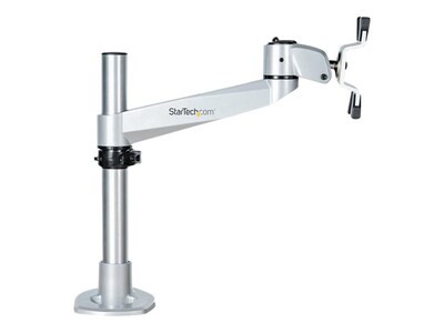 StarTech Desk Mount Monitor Arm - For up to 34" Monitors - Premium, Up 30", Silver (ARMPIVOTB2)