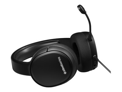 SteelSeries Arctis 1 Noise Canceling Stereo On Ear Gaming Headset, Black (61427)