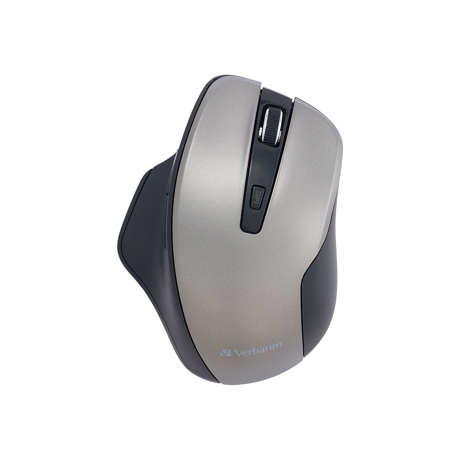 Verbatim Silent Wireless Ergonomic Optical Mouse, Graphite (70242)