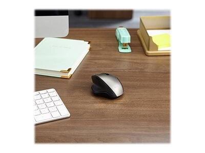 Verbatim Silent Wireless Ergonomic Optical Mouse, Graphite (70242)