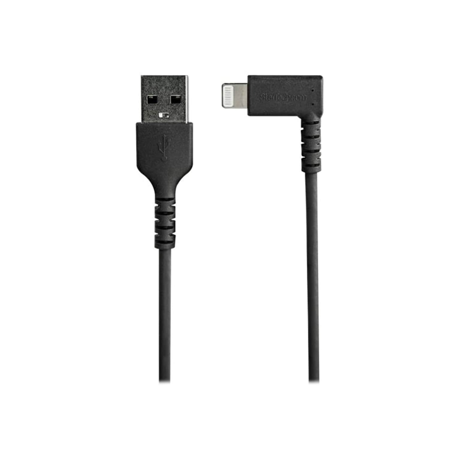 StarTech Lightning USB Cable for iPhone/iPad/iPod Touch, Black (RUSBLTMM2MBR)
