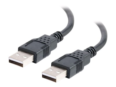 C2G 6.56 USB A Male/A Male, Black (28106)