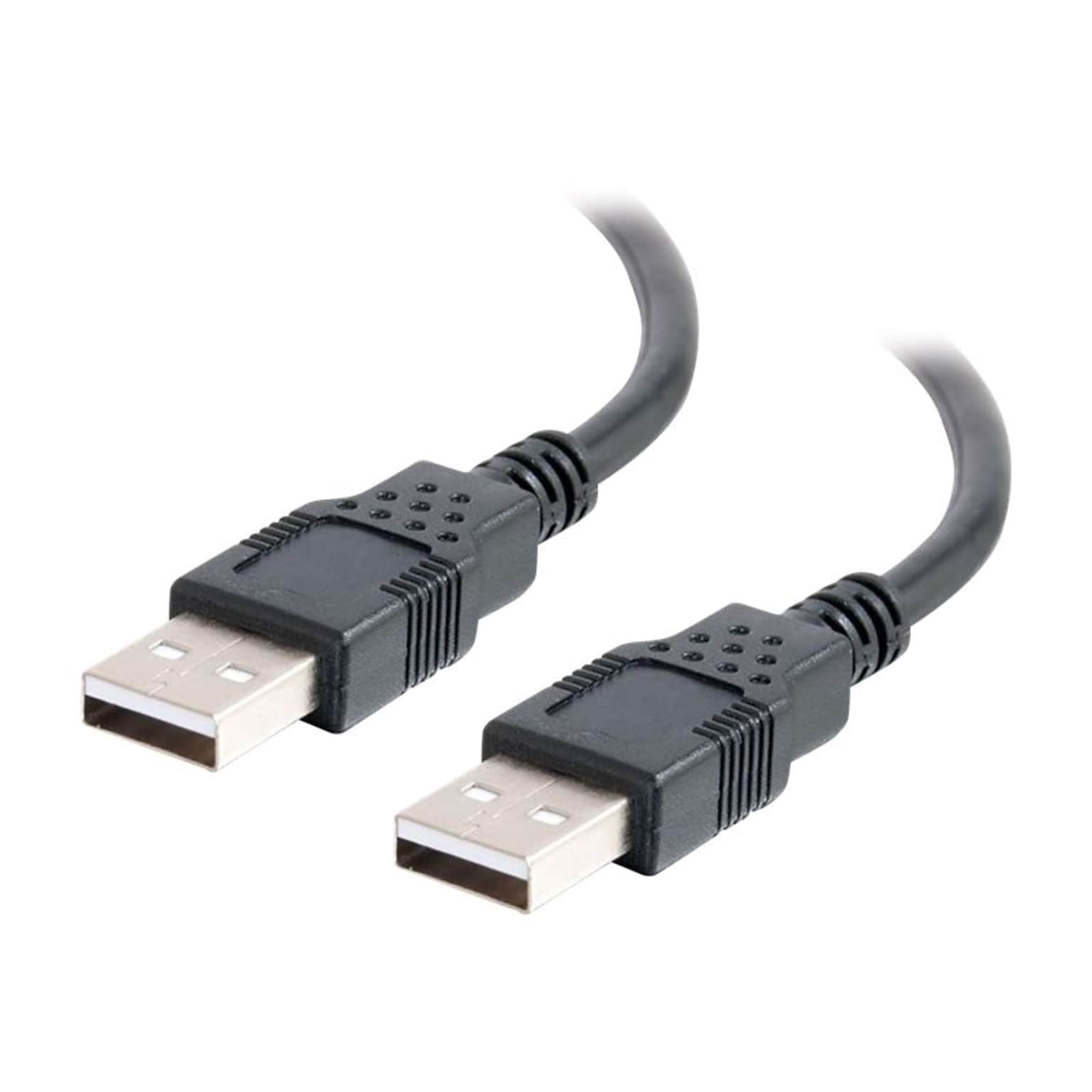 C2G 6.56 USB A Male/A Male, Black (28106)