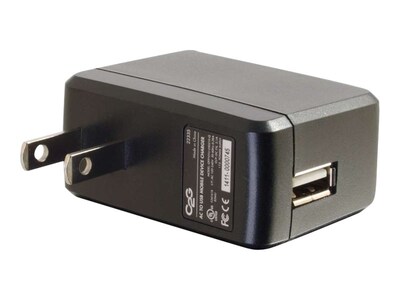 C2G USB Adapter for Most Smartphones, Black (22335)
