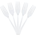 JAM Paper Premium Plastic Forks, Clear, 20 Disposable Forks/Pack (2255820743)