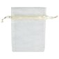JAM PAPER Sheer Bags, Small, 4 x 5 1/2, Ivory, Bulk 96 Bags/Box (SPC14K2B)