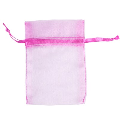 JAM Paper Solid Sheer Small Gift Bags, Violet, 96/Pack(SPC14K24B)