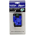 Brother TC TC-8001 Printer Label, 1/2W, Black on Green