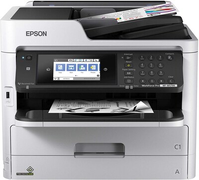 Epson WorkForce Pro WF-M5799 Wireless Black & White Inkjet All-In-One Printer (C11CG04201)