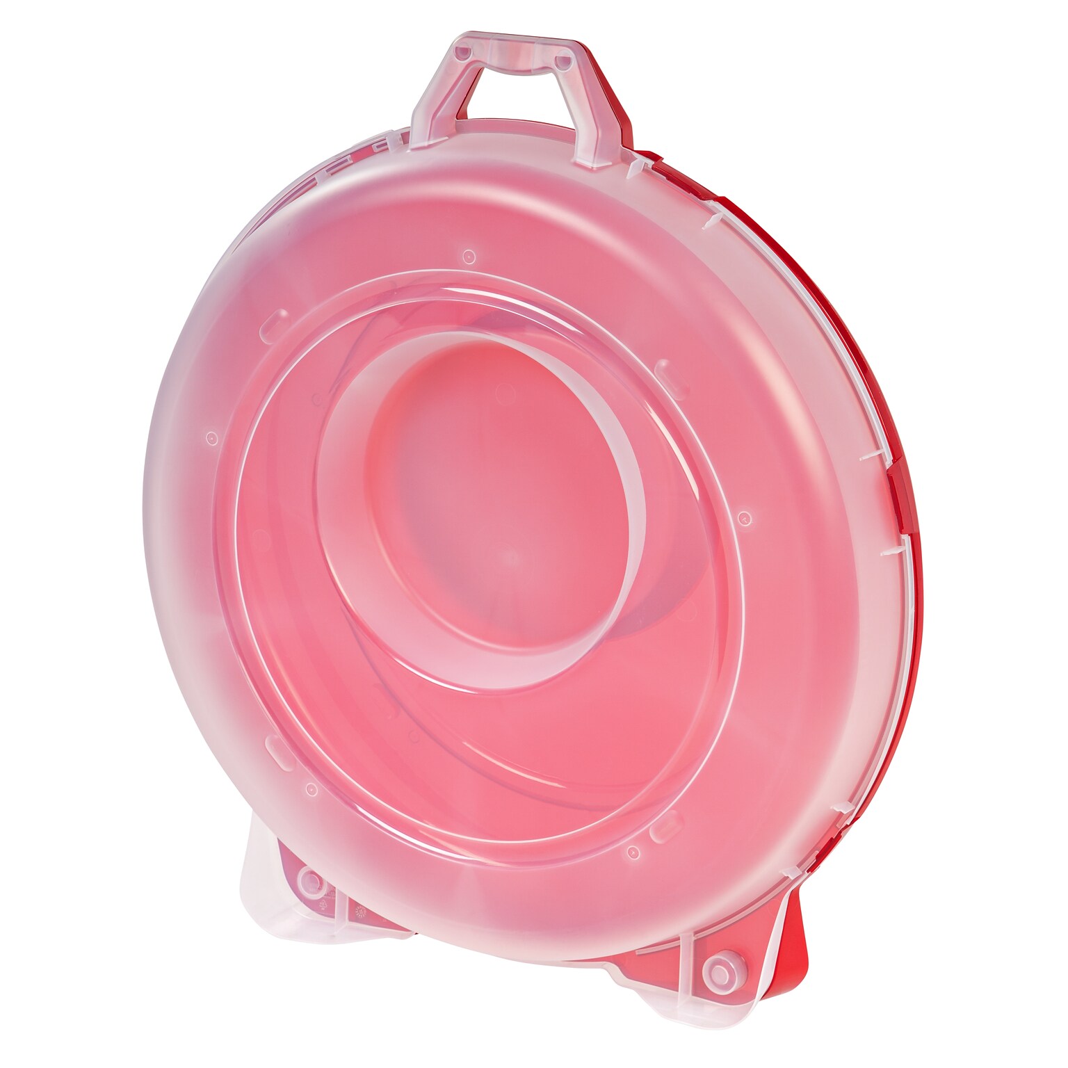 IRIS 30 Wreath Box, Plastic, Red (585794)