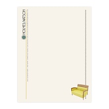 Custom Full Color Letterhead, 8.5 x 11, ENVIRONMENT® Natural White 24# Stock, Flat Print