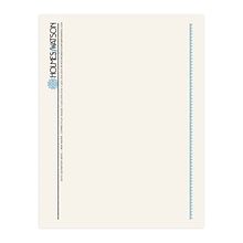 Custom 1 & 2 Color Letterhead, 8.5 x 11, ENVIRONMENT® Natural White 24# Stock, 2 Standard Inks, Ra