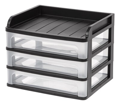 IRIS Medium Desktop Drawer, Black (150175)
