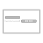 ComplyRight Moistenable Glue Security Tinted Double-Window Tax Envelopes, 5 5/8" x 9", 100/Pack (99991100)
