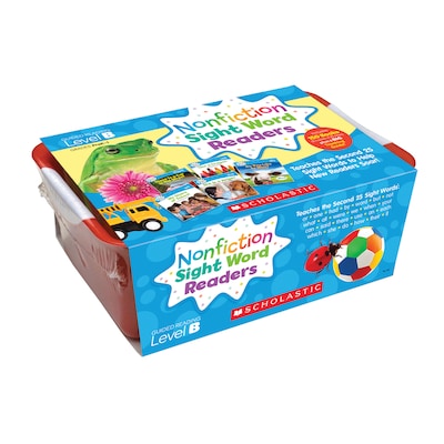 Scholastic Nonfiction Sight Word Readers, Level B for Grades PreK-1