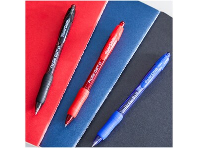 Paper Mate Profile Retractable Gel Pen, Bold Point, Blue Ink, Dozen (2102161)