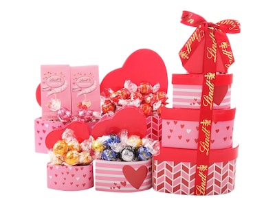 Alder Creek Lindt Tower of Love Chocolate Gift Basket (FG03909)