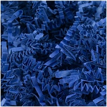 JAM Paper® Colored Crinkle Cut Shred Tissue Paper, 2 oz, Presidential Blue, Sold Individually (11924