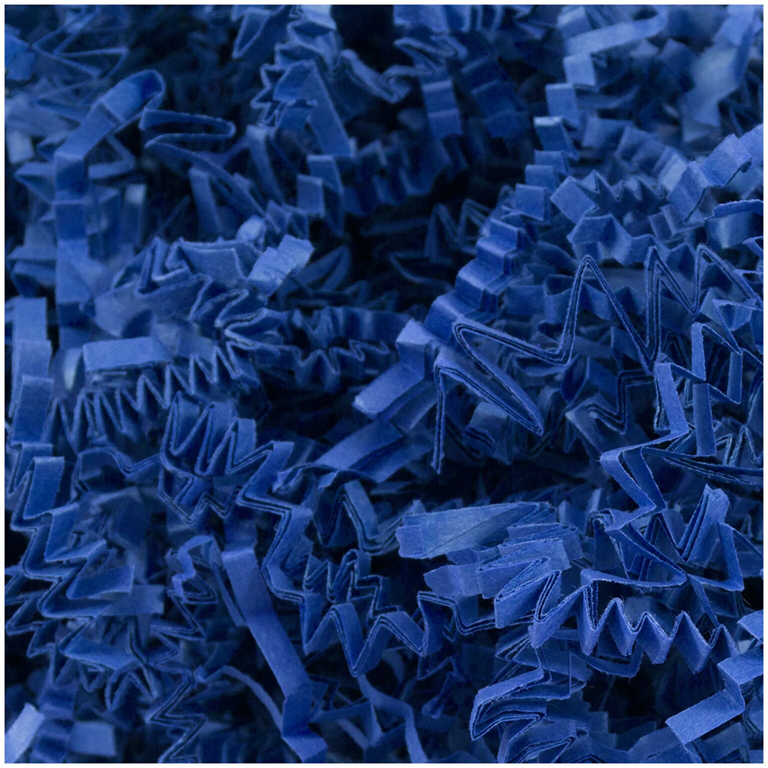 JAM Paper® Colored Crinkle Cut Shred Tissue Paper, 2 oz, Presidential Blue, Sold Individually (1192469)