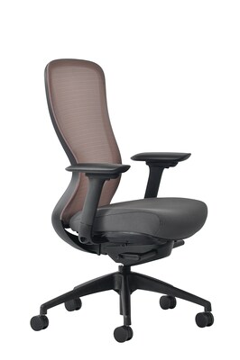 Quill Brand® Ayalon Fabric Seat Bitter Sweet Mesh Task Chair, Gray  (V-AYALON-SWT-GY)